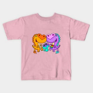 Dragon Family Kids T-Shirt